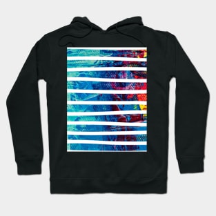 Colorful abstract pattern - line art graphic design Hoodie